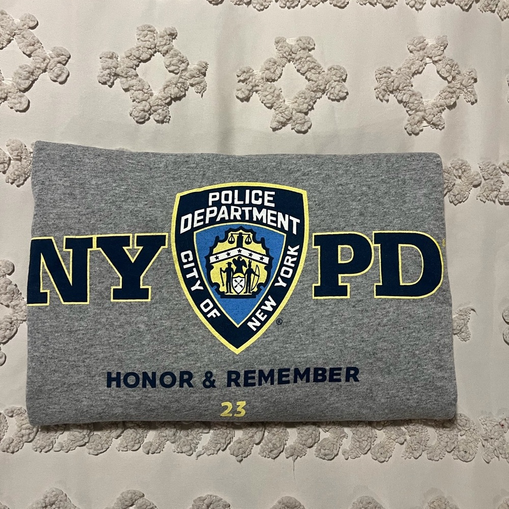 Gray NYPD Graphic Sweatshirt